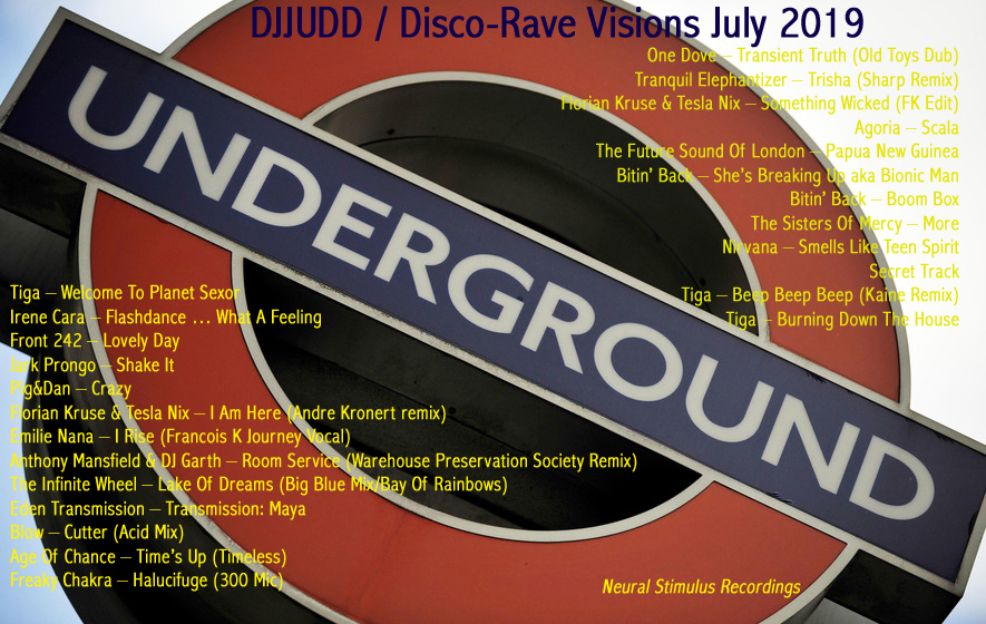 Disco-Rave Visions July 2019 cover