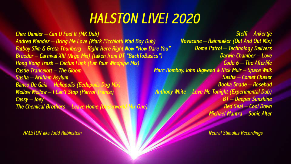 HALSTON LIVE! 2020 cover