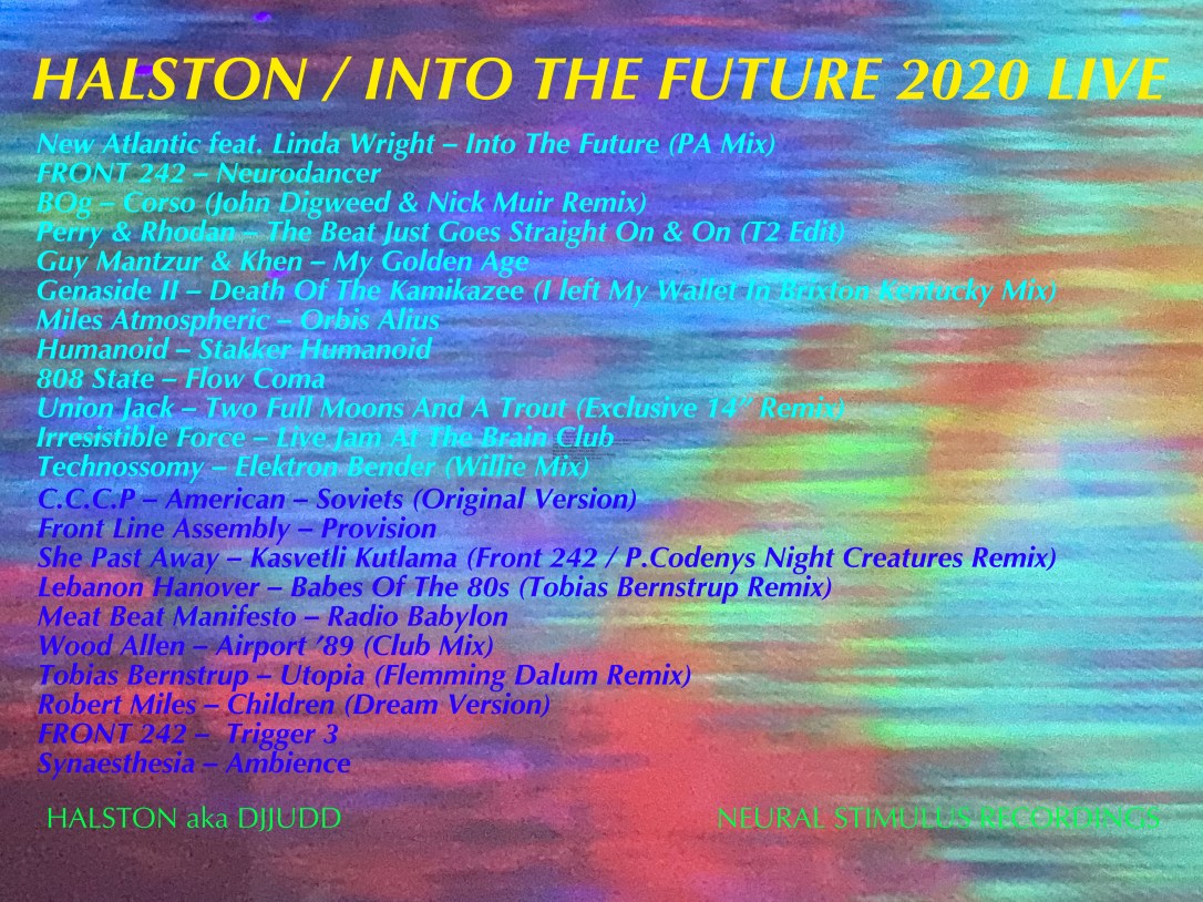 Halston - Into The Future 2020 LIVE